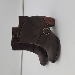 Miz Mooz, women's  brown leather Miranda booties sz 7.5